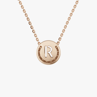 گردنبند طلا طرح آلفابت (R)